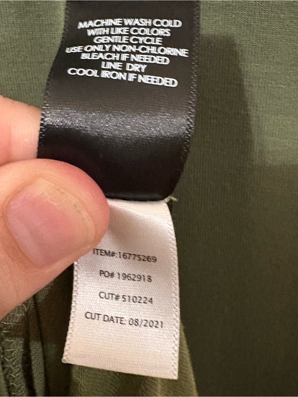 Torrid Super Soft High Low Green Ombré Swing Dress, 2X - Picture 6 of 8